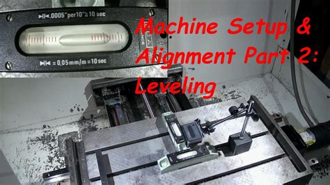 cnc machine level|machine leveling instructions.